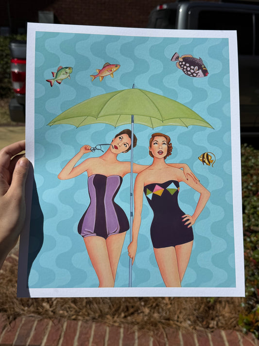 “ Marine Mardi Gras”- Print