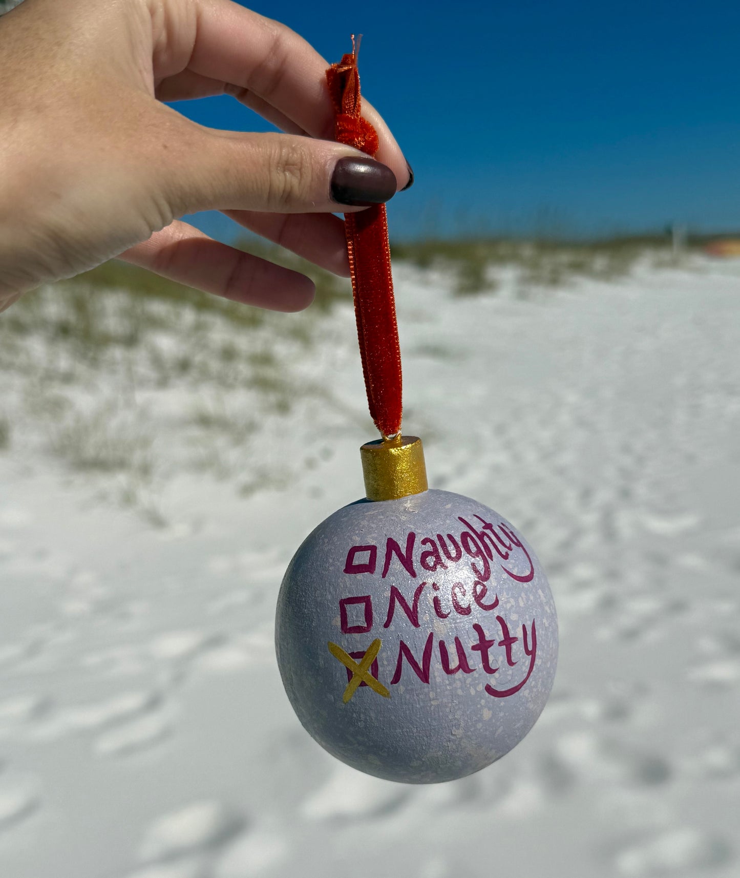 “Nutcracker” Purple ornament