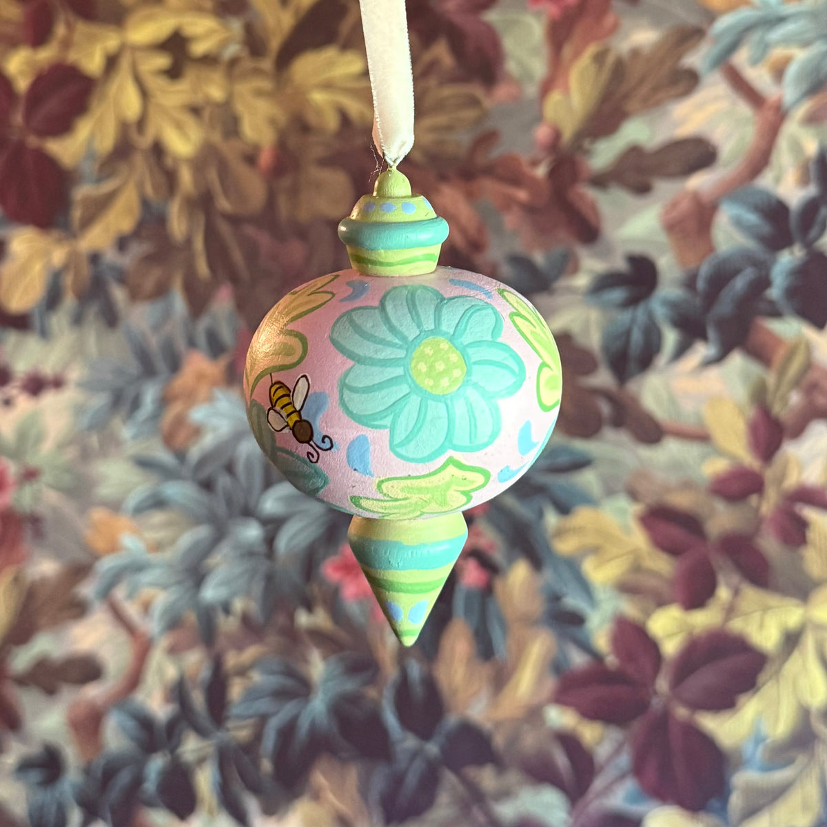 Bee Jolly (Cotton Candy) Ornament