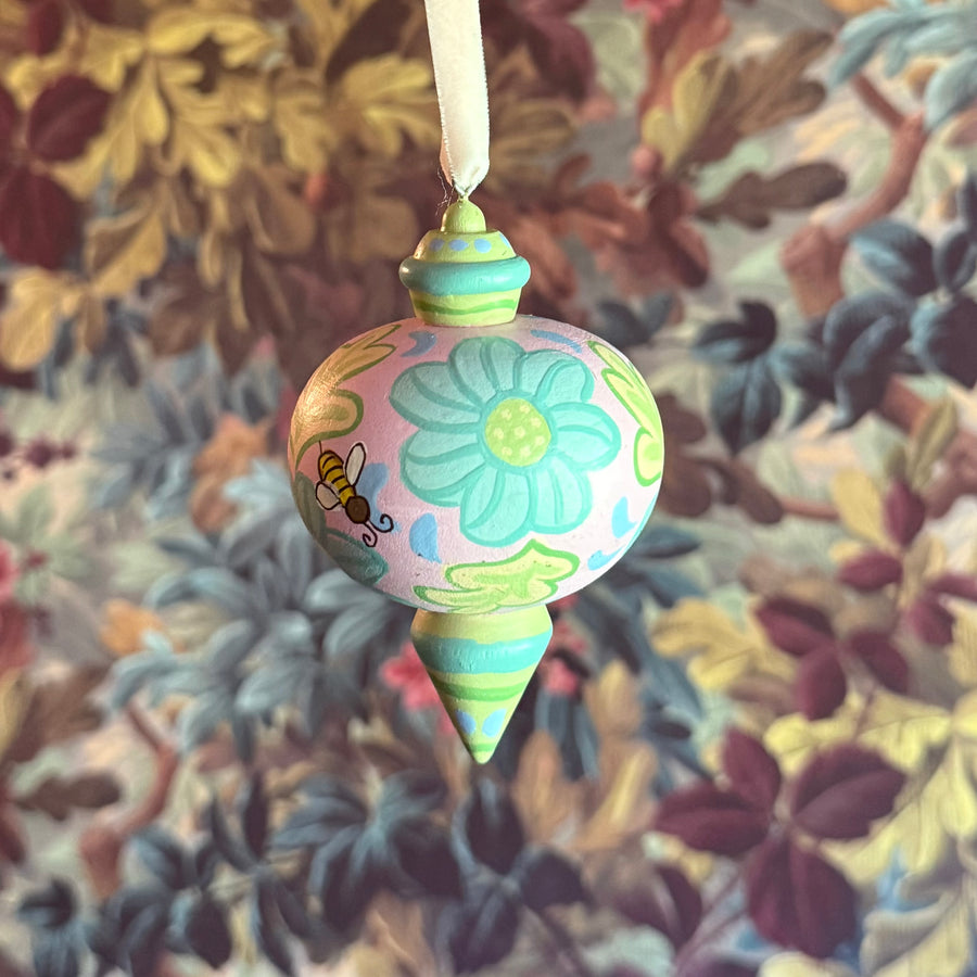 Bee Jolly (Cotton Candy) Ornament