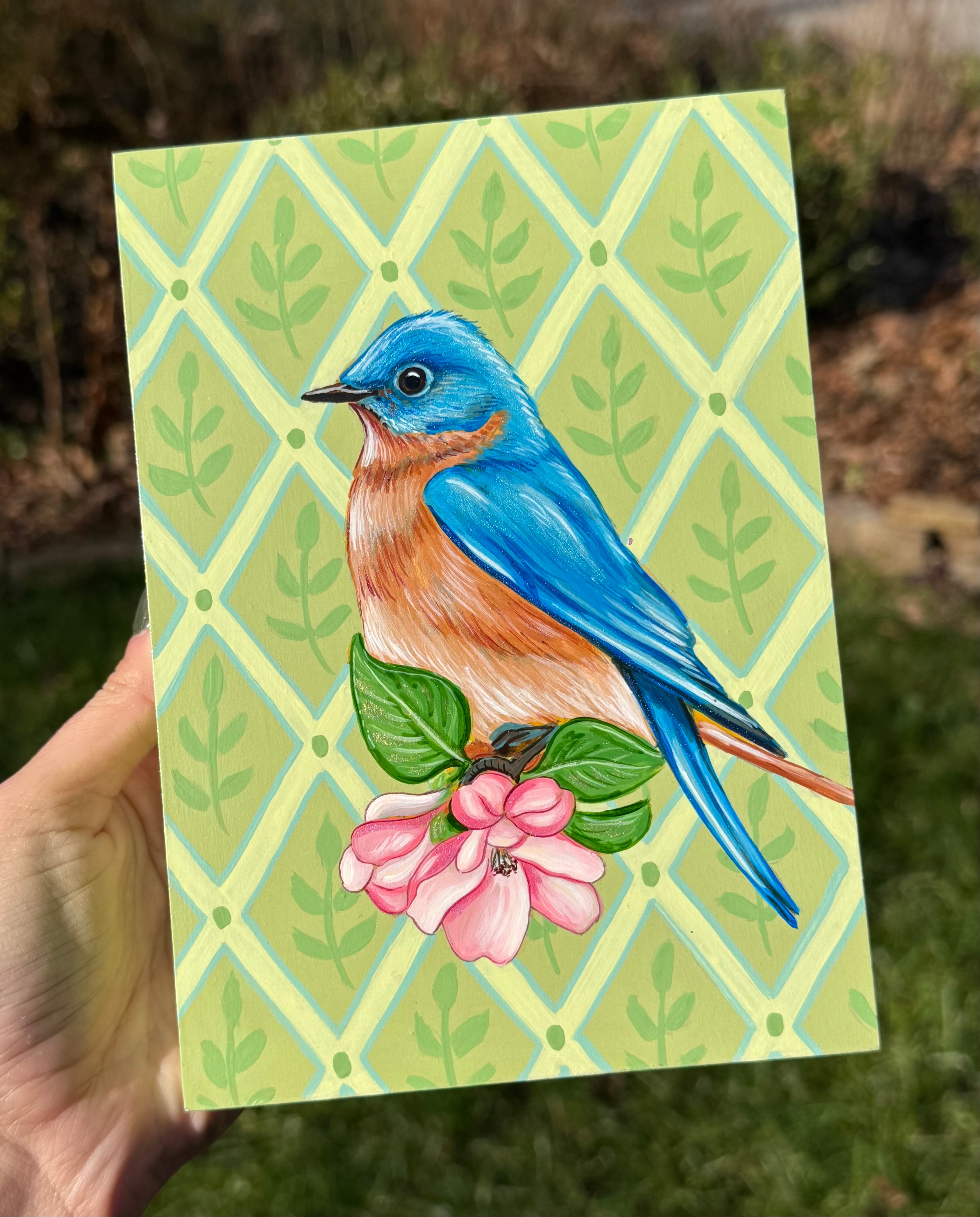 Bluebird of happiness – ashtonhuffstetlerart