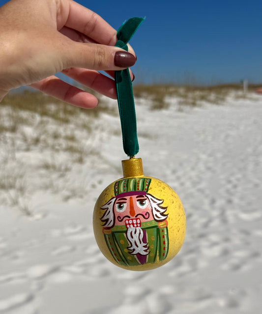 “Nutcracker” Yellow ornament