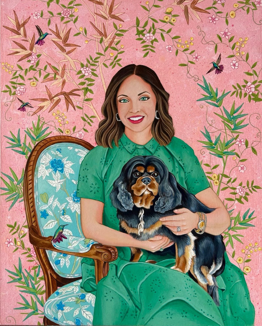 Julia Anne and Piper, commission